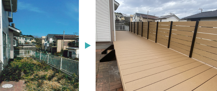 施工ビフォア・アフター